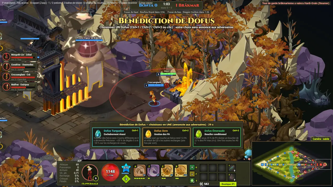 Choix du Dofus au niveau 9